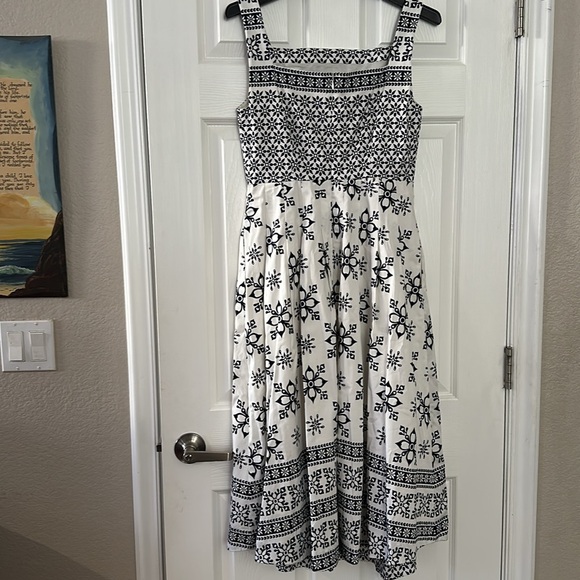 Boden Aubrey cotton midi dress Sz 4 - Picture 8 of 12